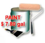 Paint at $7.80 gal